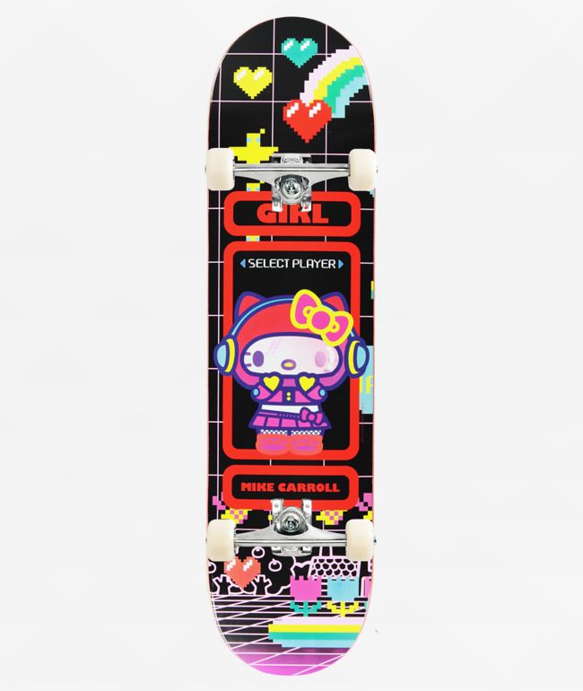 Girl x Sanrio Carroll Kawaii Arcade 8.0" Assembled Skateboard Complete